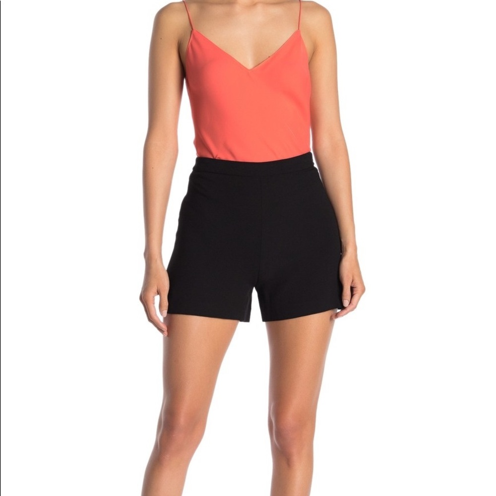 Theory Black High Waist Women's Shorts